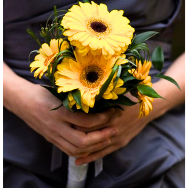 Bouquet Yellow Gerberas # 10 — El Paso florist arrangement