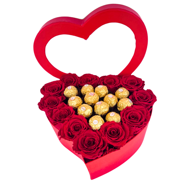 Preserved Rose Heart #P2 — El Paso florist arrangement