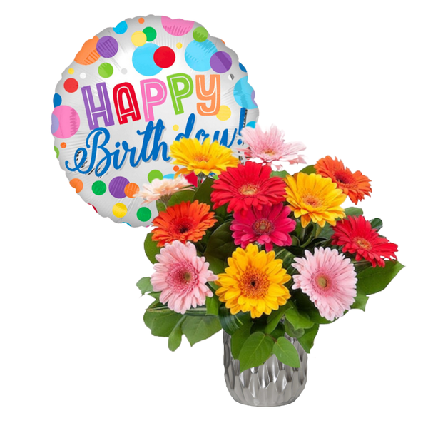Colorful Skies + Balloon — El Paso florist arrangement