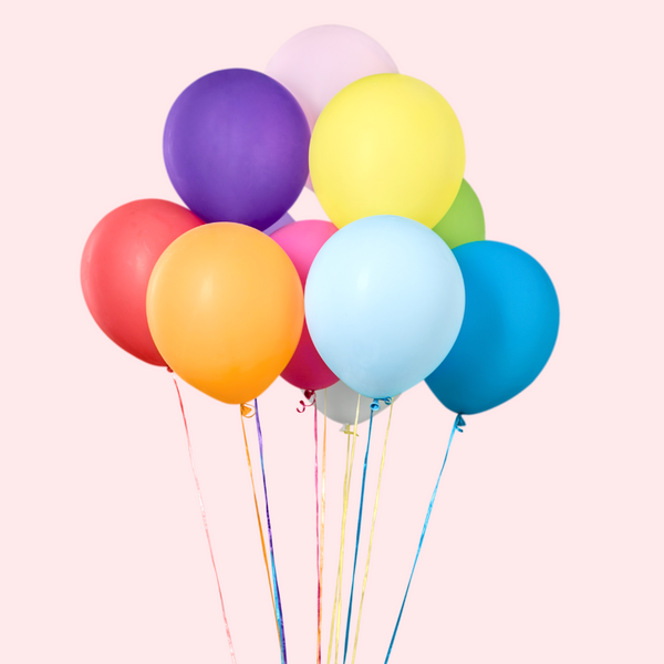 12 Assorted Balloons — El Paso florist arrangement