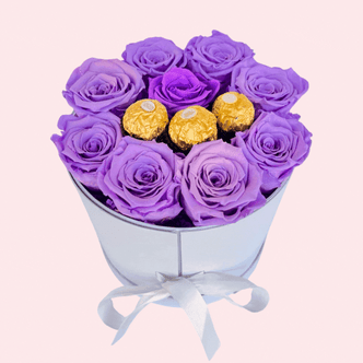 Preserved Rose Heart #P3 — El Paso florist arrangement