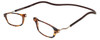 Snap Magnetic C2 Unisex Designer Reading Glasses Brown Tortoise Havana Red 52 mm
