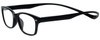 Magz Designer Eyeglasses Greenwich in Black 50mm :: Custom Left & Right Lens