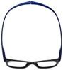 Magz Designer Eyeglasses Chelsea in Black Blue 50mm :: Progressive