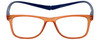 Magz Astoria Magnetic Progressive Eyeglasses in Orange Blue