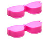 Calabria Kool Klean 2 Pack Eyeglass Lens Cleaner Kit Pink 15 ml Cleaning Spray, White Microfiber Cleaning Cloth Cleaning Kit