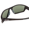 Coyote FP-04 Black / Green, frame and temple detail.