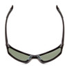 Coyote FP-04 Black / Green, top view.
