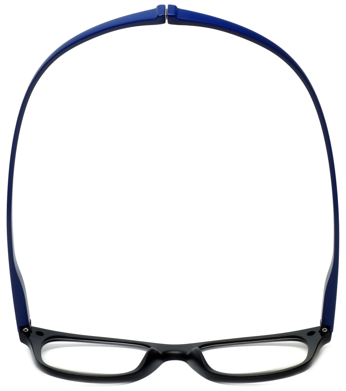 Magz Designer Eyeglasses Chelsea in Black Blue 50mm :: Progressive