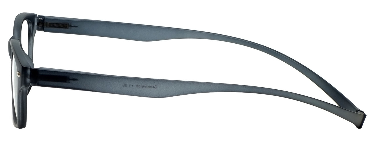 Magz Designer Eyeglasses Greenwich in Smoke 50mm :: Progressive