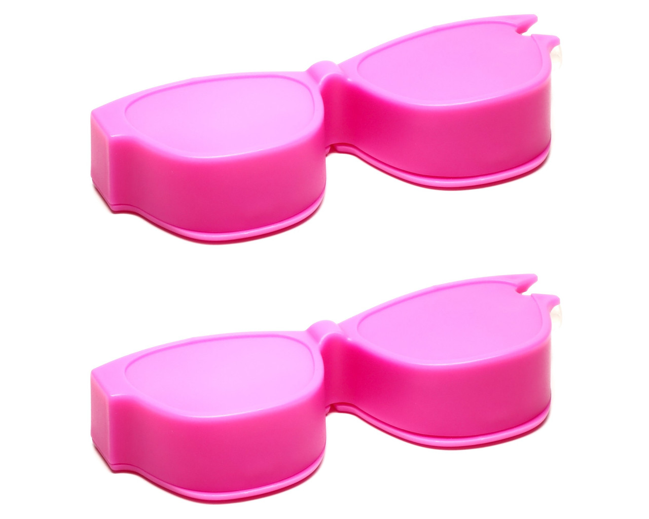 Calabria Kool Klean 2 Pack Eyeglass Lens Cleaner Kit Pink 15 ml Cleaning Spray, White Microfiber Cleaning Cloth Cleaning Kit