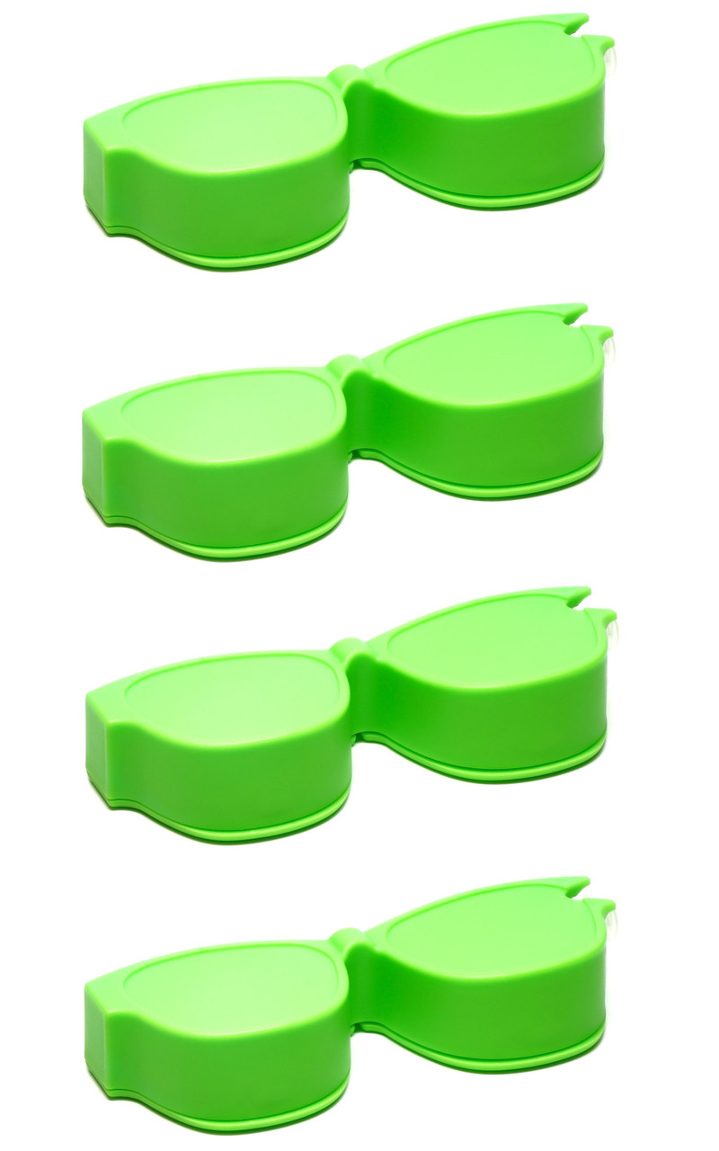 Calabria Kool Klean 4 Pack Eyeglasses Lens Cleaner Kit Green 15 ml Cleaning Spray, White Cleaning Cloth Eyewear Cleaning Kit