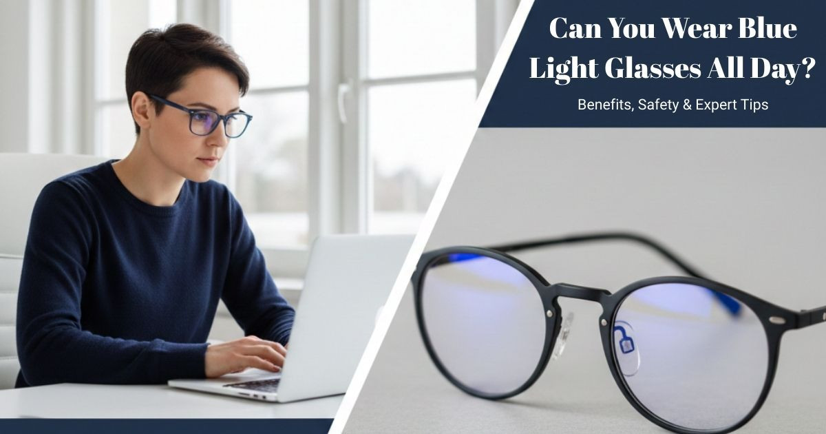 Can You Wear Blue Light Glasses All Day? Benefits, Safety & Expert Tips