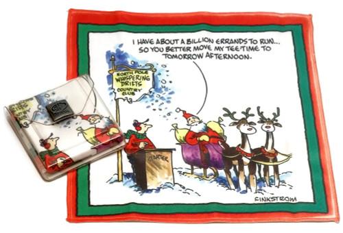 Holiday Christmas Theme Cleaning Cloth, Move my tee time