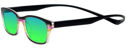 Magz Greenwich Magnetic REAR CONNECT Polarized Bi-Focal Sunglasses Mirror Lens Magz Greenwich Magnetic REAR CONNECT Polarized Bi-Focal Sunglasses Mirror Lens