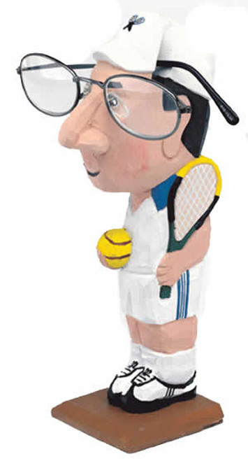 Tennis-Man Peeper Eyeglass Holder Stand
