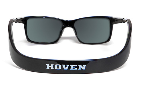 Hoven Eyewear MONIX in Black Gloss with Dark Grey & Green Polarized Hoven Eyewear MONIX in Black Gloss with Dark Grey & Green Polarized