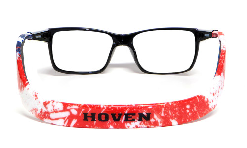 Hoven Eyewear MONIX in Black with American Flag Graphic :: Progressive