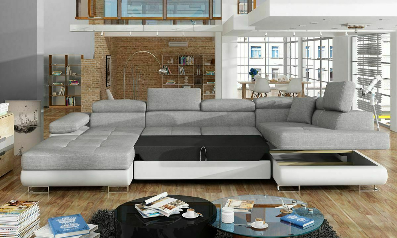 Sofa bed u shape best sale