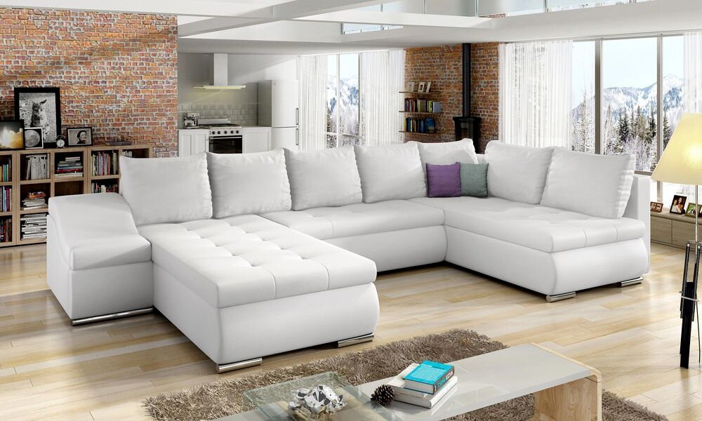 Southampton U shaped sofa bed with storage S17