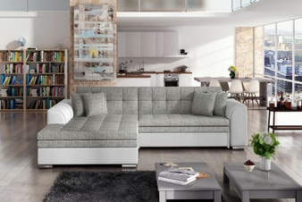 Sor corner sofa bed with storage