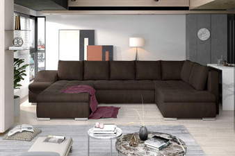 Southampton U shaped sofa bed with storage M29