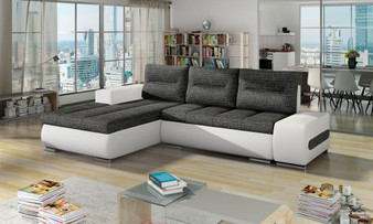 Derby corner sofa bed with storage B02/S17
