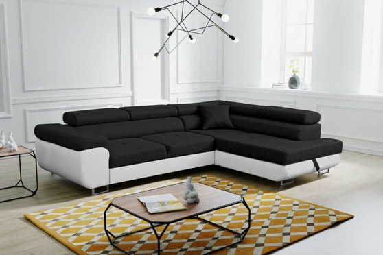 London corner sofa bed with storage