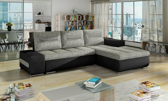 Derby corner sofa bed with storage B01/S11