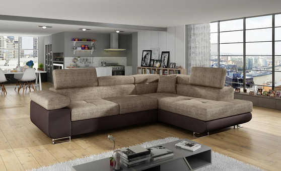 Coventry corner sofa bed with storage B03/S66