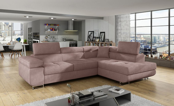 Coventry corner sofa bed with storage S61