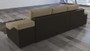 Bradford corner sofa bed with storage S65/S93