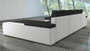 Cardiff U shaped sofa bed with storage S17