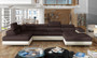Stoke on Trent U shaped sofa bed with storage S26/S33