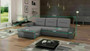 Derby corner sofa bed with storage L68/S98