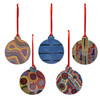 Australian Made and Designed Christmas Decorations featuring Aboriginal designs