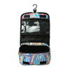 Hanging style toiletry bag featuring designs by Australian Aboriginal artists