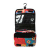 Hanging style toiletry bag featuring designs by Australian Aboriginal artists