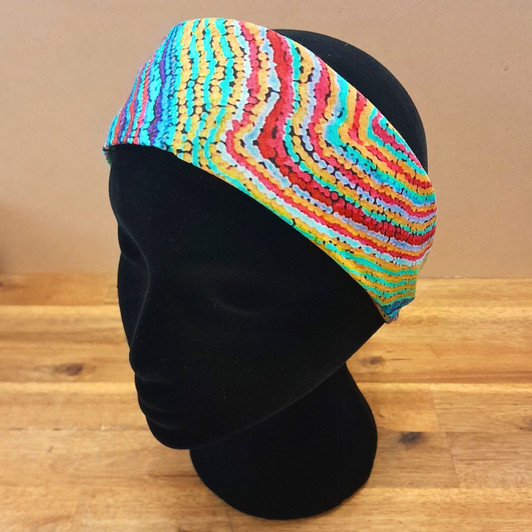 Cotton bandanas featuring designs by Australia Aboriginal artists