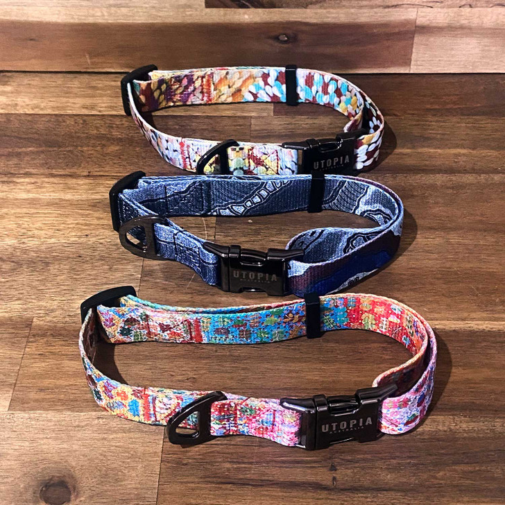 Dog Collar featuring Aboriginal designs by Indigenous Australian artists