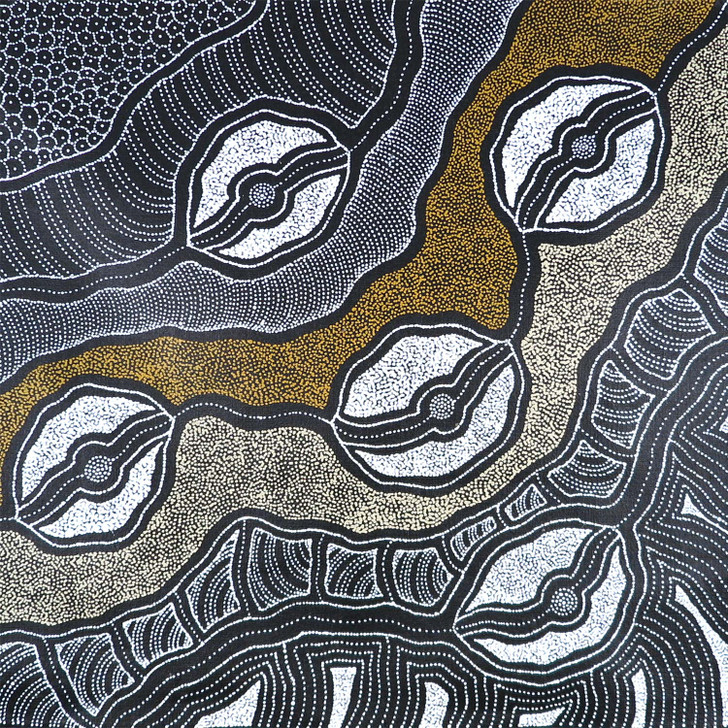 Original Artwork - MB060508 by Aboriginal Artist Delvine Petyarre