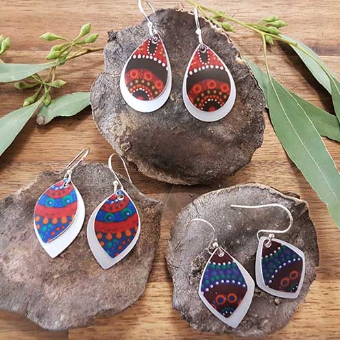 Jewellery featuring Aboriginal designs