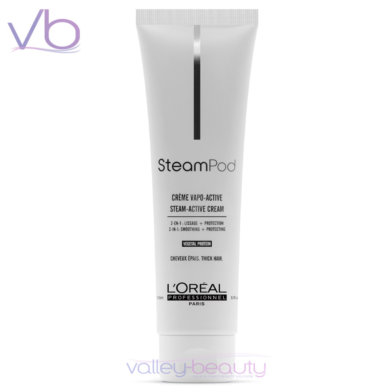 L’Oreal Professionnel Steampod Cream | 2-in-1 Smoothing + Protecting ...