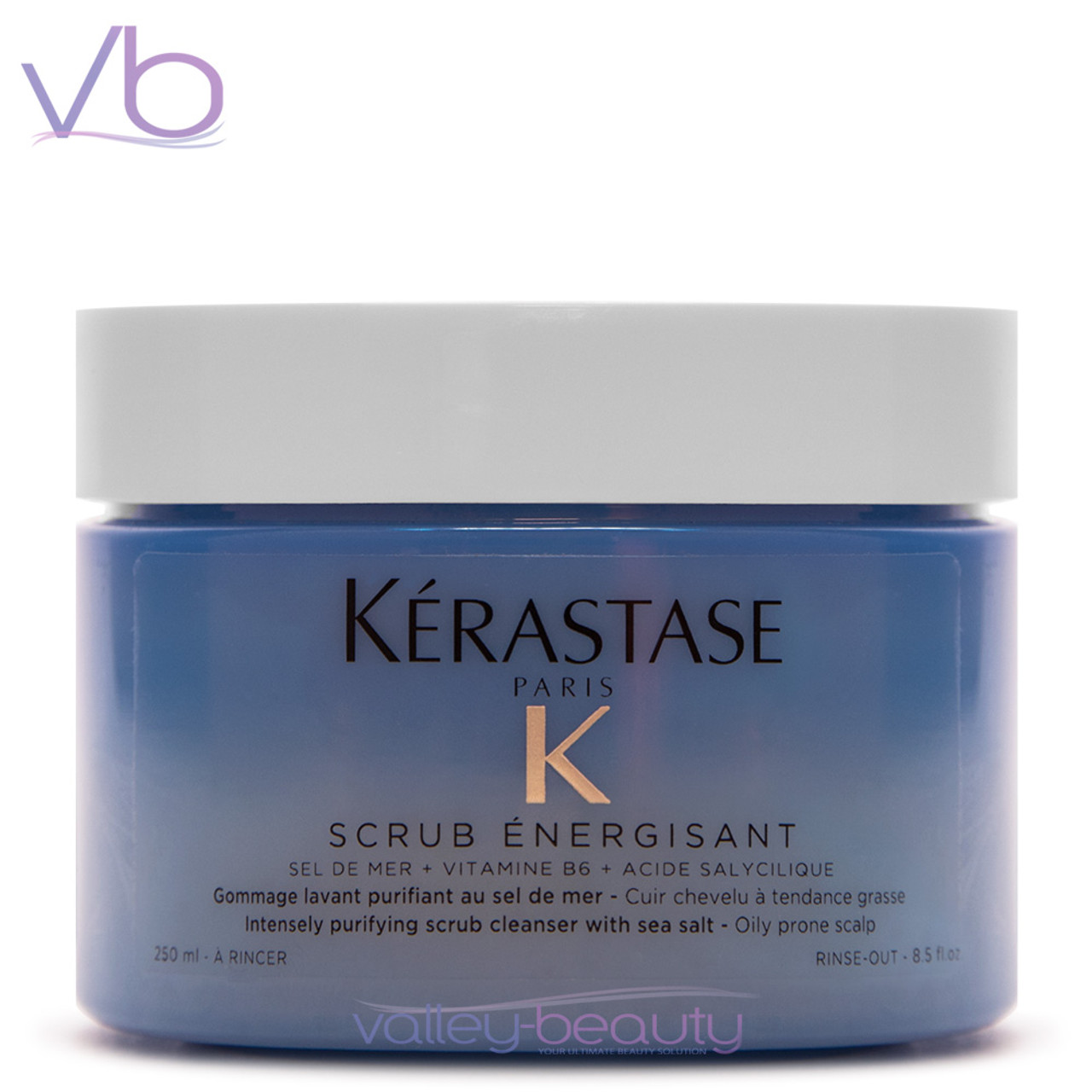 Kérastase scrub énergisant purifying scalp scrub for oily scalp 250ml  8.5fl.oz