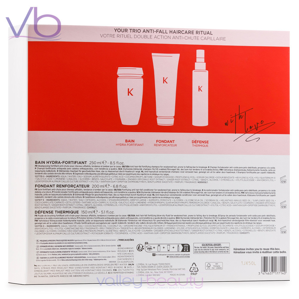 Kerastase Genesis Gift Box Trio Set | Anti-Hair-Fall Ritual for Women