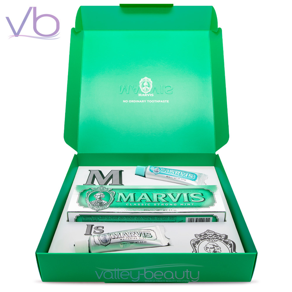 Marvis The Mints Toothpaste Gift Set Beautifully Crafted Holiday Box