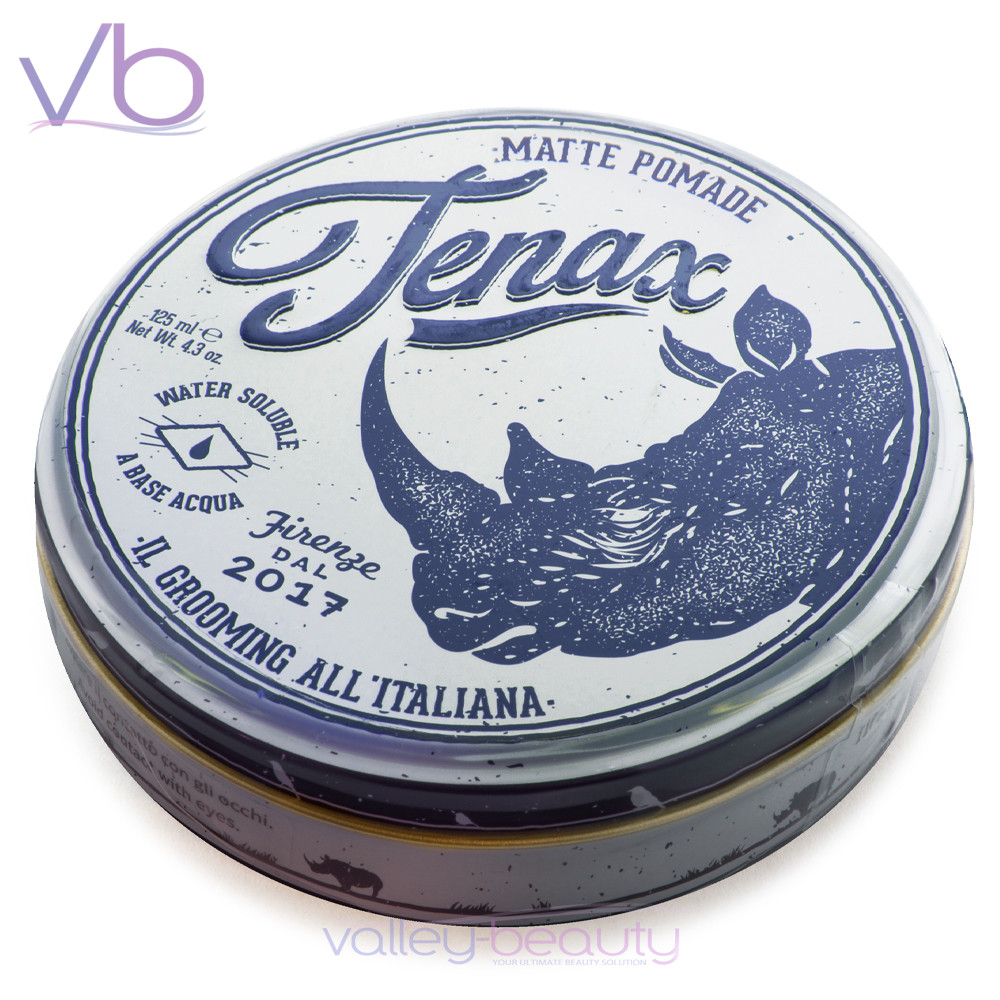 Tenax Strong Matte Pomade | Water Soluble Italian Styler