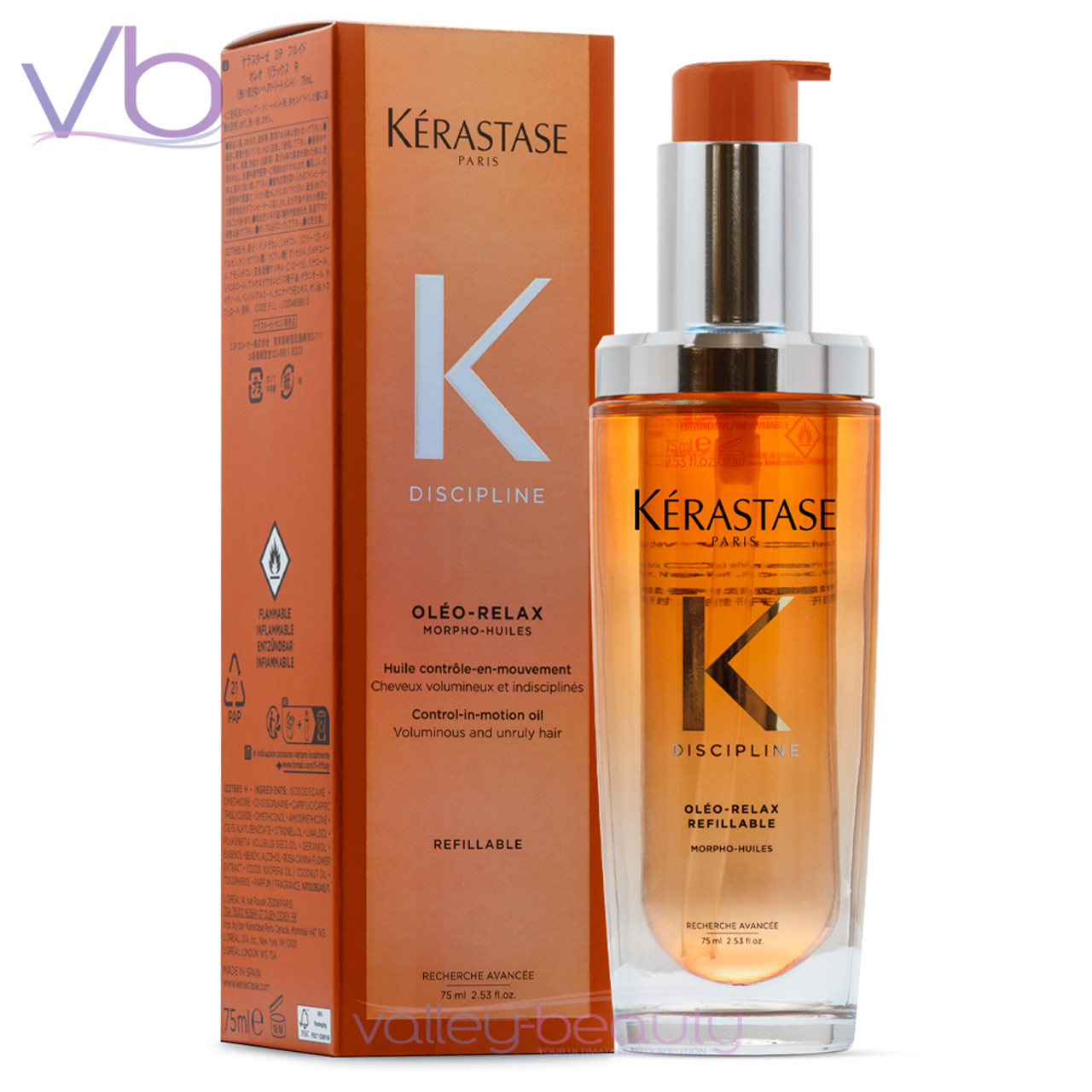 Kérastase Discipline オレオリラックス 製品情報 - フルイド オレオ リラックス | ケラスターゼ公式
