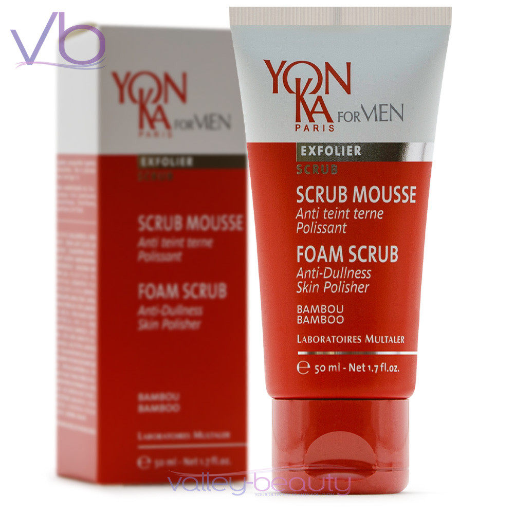Yonka For Men Foam Scrub | Anti-Dullness Skin Exfoliator