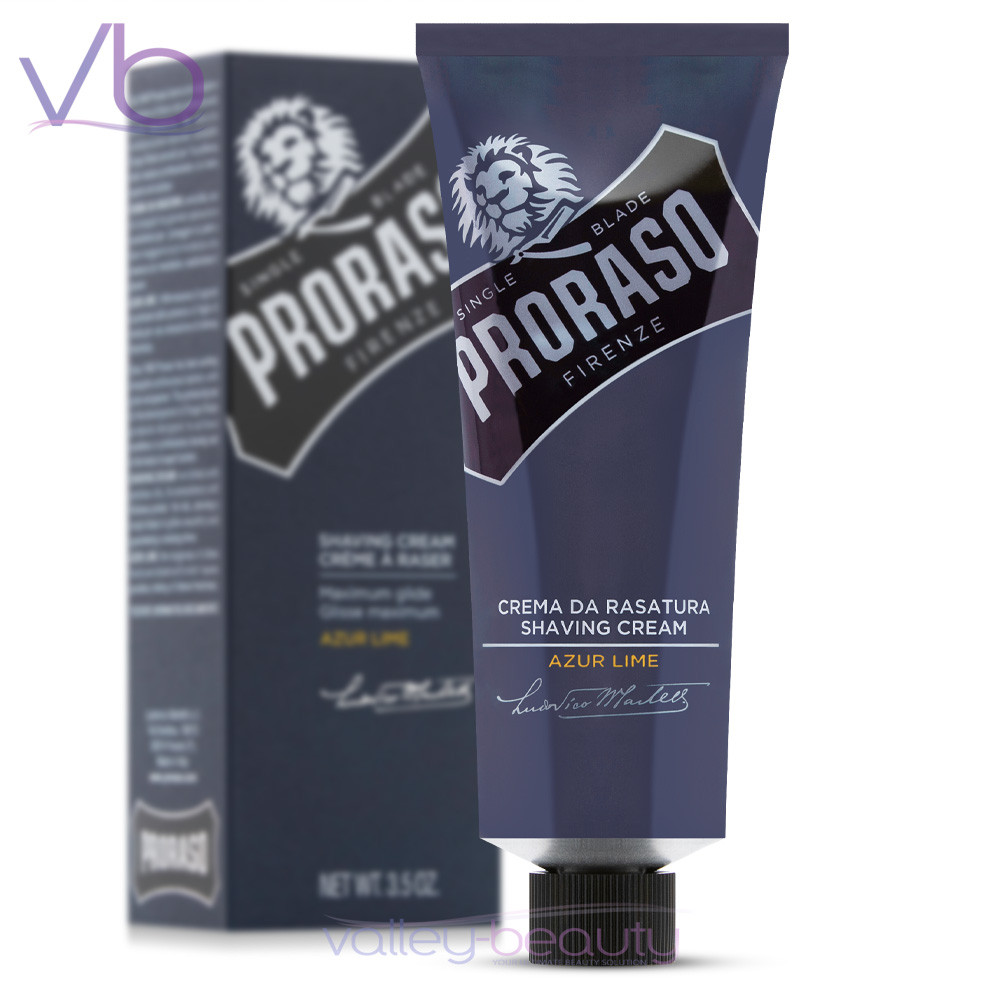 Proraso Azur Lime Shaving Cream | Highly Concentrated Formula for